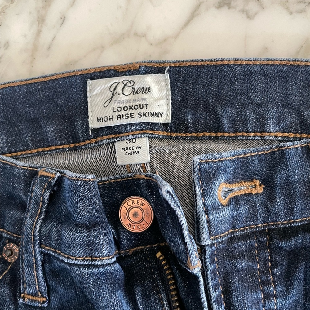 J.crew highrise skinny jeans - Picture 2 of 3